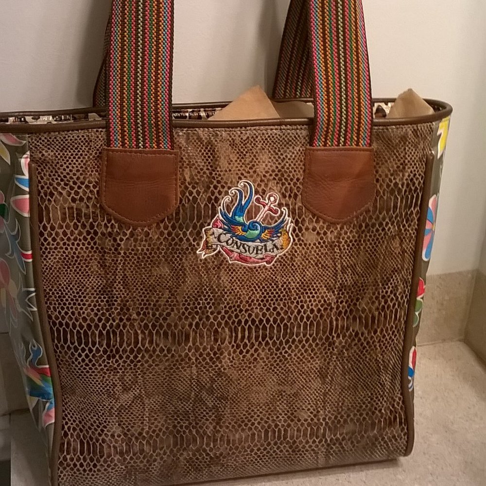 Consuela Embroidered tote